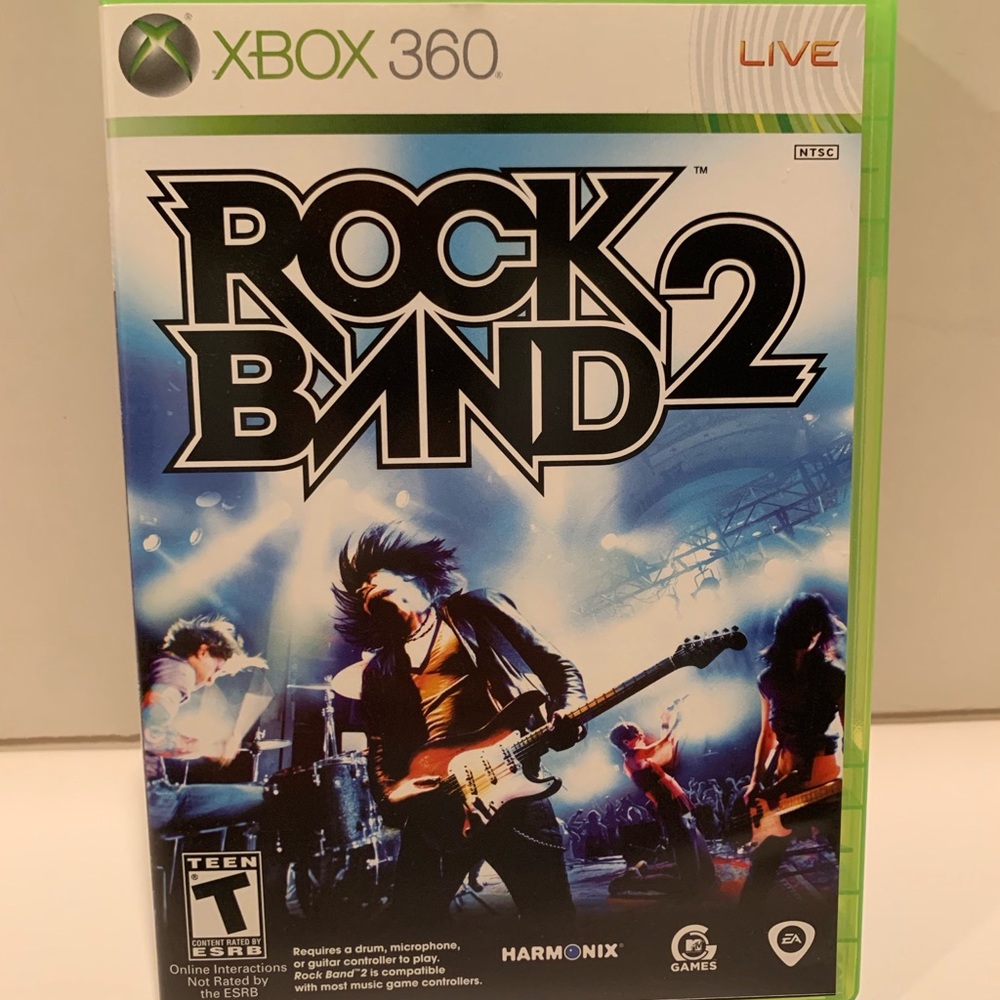 XBOX 360 ROCK BAND 2 GAME.
